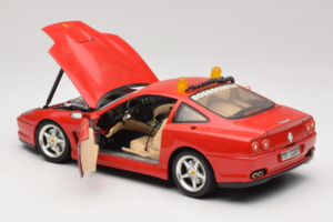 Ferrari 550 Maranello Safety Car Rosso Corsa Bburago 1:18 3064-P1 Metall - pilt 5/8