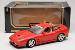 Ferrari 550 Maranello Safety Car Rosso Corsa Bburago 1:18 3064-P1 Metall - pilt 8/8