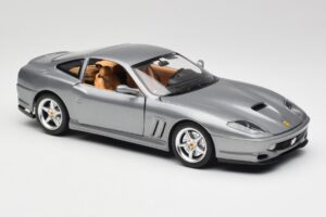 Ferrari 550 Maranello Hõbe Bburago 1:18 3344 Metall - pilt 6/8