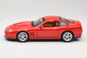 Ferrari 575M Maranello Punane Hot Wheels 1:18 54937 Metall - pilt 4/8