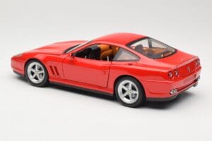 Ferrari 575M Maranello Punane Hot Wheels 1:18 54937 Metall - pilt 7/8