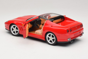 Ferrari 575M Superamerica Punane Hot Wheels 1:18 J2858 Metall - pilt 5/8