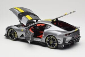 Ferrari 812 Competizione Grigio Coburn Bburago 1:18 18-01647 Metall - pilt 5/8