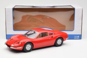 Ferrari Dino 246 GT Punane MCG 1:18 MCG18166 Metall - pilt 6/6