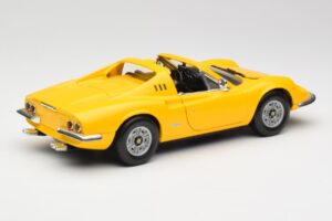 Ferrari Dino 246 GTS Kollane Hot Wheels 1:18 23920 Metall - pilt 3/8