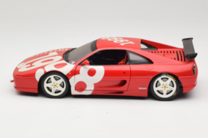 Ferrari F355 Berlinetta Punane valgete ratastega UT Models 1:18 180074020-P2 Metall - pilt 4/8