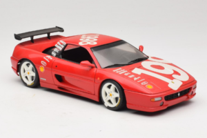 Ferrari F355 Berlinetta Punane valgete ratastega UT Models 1:18 180074020-P2 Metall - pilt 6/8