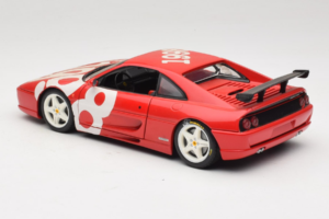 Ferrari F355 Berlinetta Punane valgete ratastega UT Models 1:18 180074020-P2 Metall - pilt 7/8