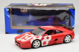 Ferrari F355 Berlinetta Punane valgete ratastega UT Models 1:18 180074020-P2 Metall - pilt 8/8