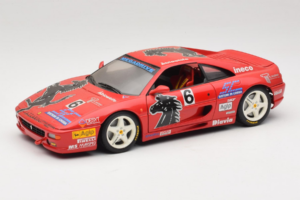 Ferrari F355 Berlinetta Diavia #6 Punane UT Models 1:18 180074020-P3 Metall