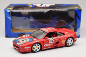Ferrari F355 Berlinetta Slushuppie #52 M. Peters Punane UT Models 1:18 180074020-P4 Metall - pilt 8/8