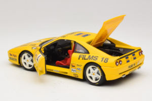 Ferrari F355 Coupe Films 18 #4 Reoloffs / Ansembourg Kollane UT Models 1:18 180074021-Y1 Metall - pilt 5/8