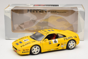 Ferrari F355 Coupe Films 18 #4 Reoloffs / Ansembourg Kollane UT Models 1:18 180074021-Y1 Metall - pilt 8/8