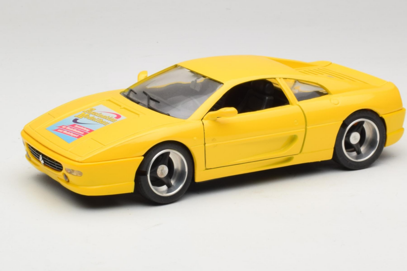 Ferrari F355 Racing Kollane Faszination Modelbau Piiratud Väljaanne Solido 1:18 9009 Metall