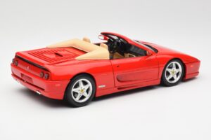Ferrari F355 Spider Punane Hot Wheels 1:18 25733 Metall - pilt 3/8