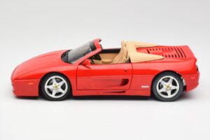 Ferrari F355 Spider Punane Hot Wheels 1:18 25733 Metall - pilt 4/8