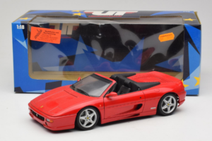 Ferrari F355 Spider Punane UT Models 1:18 180074030-P1 Metall - pilt 7/7