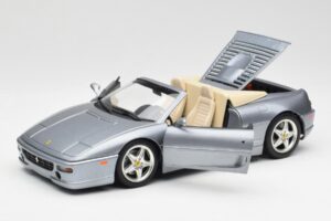 Ferrari F355 Spider Hõbedane Hot Wheels 1:18 23907-M1 Metall - pilt 2/8
