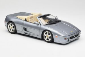 Ferrari F355 Spider Hõbedane Hot Wheels 1:18 23907-M1 Metall - pilt 6/8