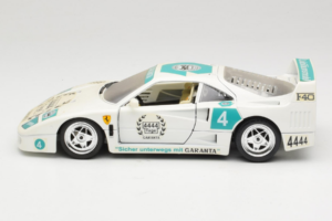 Ferrari F40 4444 Tage Garanta #4 Valge Bburago 1:18 3332-W5 Metall - pilt 4/8