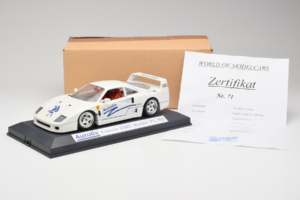 Ferrari F40 Autoliv Valge Piiratud Väljaanne 150 tk Exclusive Cars 1:18 EC001 Metall - pilt 9/9