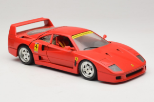 Ferrari F40 Club Deutschland Punane Bburago 1:18 3032-L3 Metall - pilt 6/8