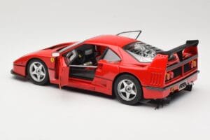Ferrari F40 Competizione Test Version Punane Hot Wheels 1:18 P9922 Metall - pilt 5/8