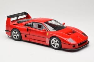 Ferrari F40 Competizione Test Version Punane Hot Wheels 1:18 P9922 Metall - pilt 6/8