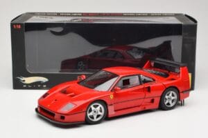 Ferrari F40 Competizione Test Version Punane Hot Wheels 1:18 P9922 Metall - pilt 8/8