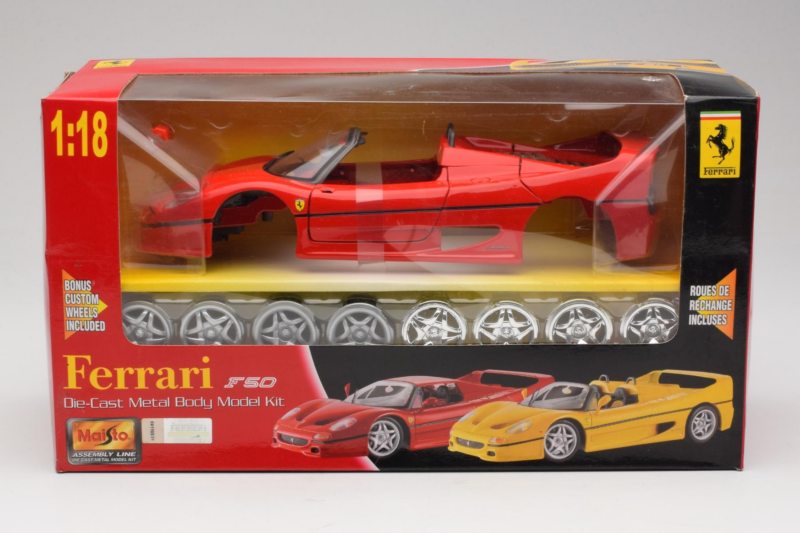 Ferrari F40 Punane Model Kit Maisto 1:18 39822 Metall