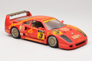 Ferrari F40 Evoluzione #3 Brummel Punane 1987 Bburago 1:18 3022-P2 Metall - pilt 6/8