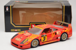 Ferrari F40 Evoluzione #3 Brummel Punane 1987 Bburago 1:18 3022-P2 Metall - pilt 8/8