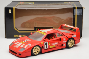 Ferrari F40 Evoluzione #1 Pirelli Punane 1992 Bburago 1:18 3042-P1 Metall - pilt 8/8