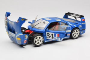 Ferrari F40 Evoluzione #34 Sinine Custom 1987 Bburago 1:18 3032-C1 Metall - pilt 2/8