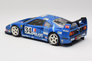 Ferrari F40 Evoluzione #34 Sinine Custom 1987 Bburago 1:18 3032-C1 Metall - pilt 7/8