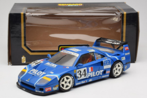 Ferrari F40 Evoluzione #34 Sinine Custom 1987 Bburago 1:18 3032-C1 Metall - pilt 8/8