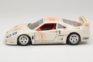 Ferrari F40 #1 Expert Valge 1987 Bburago 1:18 3332-W2 Metall - pilt 4/8