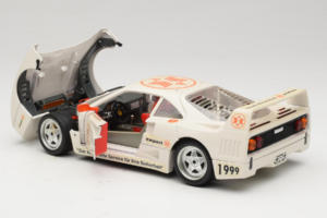 Ferrari F40 #1 Expert Valge 1987 Bburago 1:18 3332-W2 Metall - pilt 5/8
