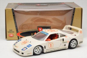 Ferrari F40 #1 Expert Valge 1987 Bburago 1:18 3332-W2 Metall - pilt 8/8