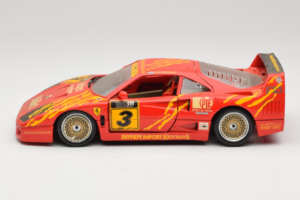 Ferrari F40 #3 F. Kroymans Ferrari Imports Kroymans BBS Wheels Punane 1987 Bburago 1:18 3032-H1 Metall - pilt 4/8