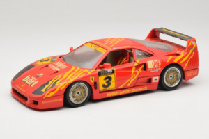 Ferrari F40 #3 F. Kroymans Ferrari Imports Kroymans BBS Wheels Punane 1987 Bburago 1:18 3032-H1 Metall