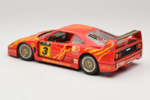 Ferrari F40 #3 F. Kroymans Ferrari Imports Kroymans BBS Wheels Punane 1987 Bburago 1:18 3032-H1 Metall - pilt 7/8