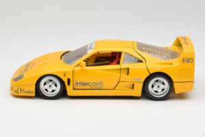 Ferrari F40 Interconti Car HiFi Kollane Bburago 1:18 3032-I1 Metall - pilt 4/8