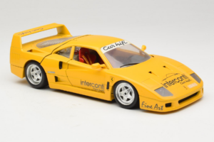 Ferrari F40 Interconti Car HiFi Kollane Bburago 1:18 3032-I1 Metall - pilt 6/8