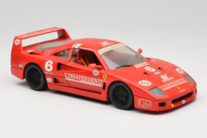 Ferrari F40 #6 V. Colombo L'Indipendente Punane 1987 Bburago 1:18 3032-L1 Metall - pilt 6/8