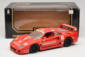 Ferrari F40 #6 V. Colombo L'Indipendente Punane 1987 Bburago 1:18 3032-L1 Metall - pilt 8/8