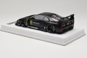 Ferrari F40 LB Works Monster Energy Matt Black BBA 1:18 REMC026 Vaik - pilt 5/7
