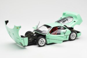 Ferrari F40 Mündi Roheline Kyosho 1:18 08416MG Metall - pilt 2/10