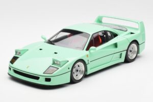 Ferrari F40 Mündi Roheline Kyosho 1:18 08416MG Metall - pilt 3/10