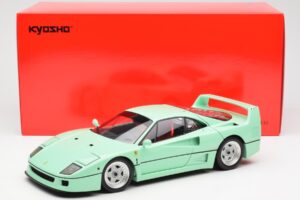 Ferrari F40 Mündi Roheline Kyosho 1:18 08416MG Metall - pilt 10/10